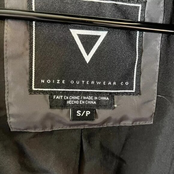 Noize Coat Womens Small Parka Gray Faux Fur Trim Winter Puffer Jacket* - Picture 2 of 6